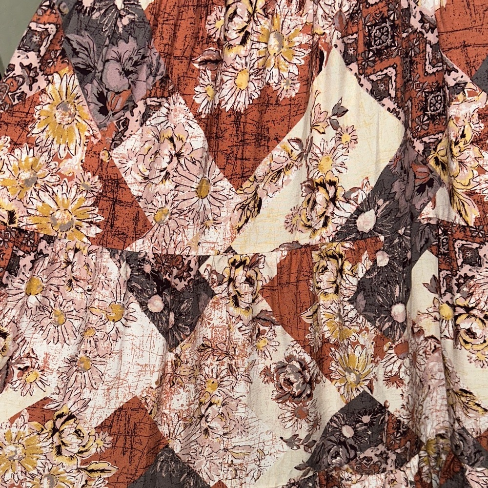 NWT- Maurices Boho Floral Dress - Picture 4 of 7